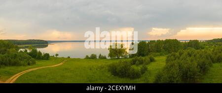 Braslav Seen in Weißrussland. Gefilmt mit einer Drohne Stockfoto