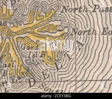 . Portfolio von Karten der neuen Kabinett-Cyclopedia von Spofford : mit großformatigen farbigen Karten von jedem Staat und Gebiet in den Vereinigten Staaten, den Provinzen von Kanada, Amerikas neuen Besitzungen, etc. Stockfoto