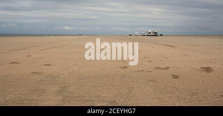 Wandern Sie um Romo Island, Dänemark Stockfoto