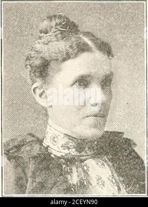 . Einige der Vorfahren und die Kinder von Nathaniel Wilson, esq.. Samue] Ambrose Converse. Frau Ellen(Munson)Converse. Nesheik Co., la., am 4. Juni 1867,1. G. West, Esq., amtierend, war er verheiratet InEllen Munson, Tochter von Melkior und Martha Munson. Stockfoto