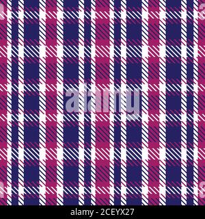 Mehrfarbiger Karo-Tartan. Schottische karierte Stoff.Nahtloses Muster.Vektor-Illustration für den Druck auf Stoffen, Papier. Stock Vektor