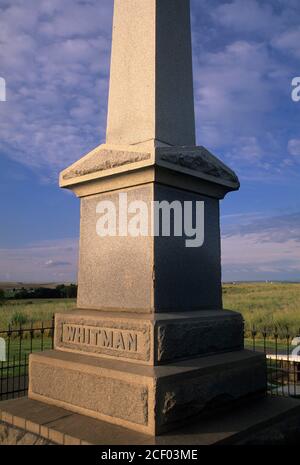 Whitman Memorial, Whitman Mission National Historic Site, Washington Stockfoto