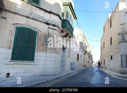 Fahrt durch IR-Rabat in Malta. Stockfoto