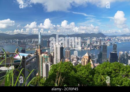 Lion Pavilion am Victoria Peak, Hongkong Stockfoto