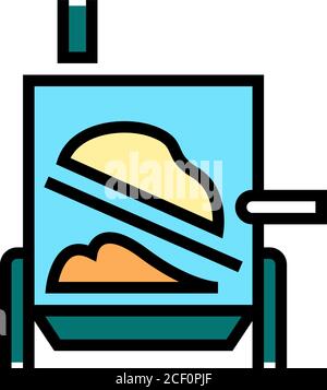 Verdampfersystem Farbe Symbol Vektorgrafik Stock Vektor