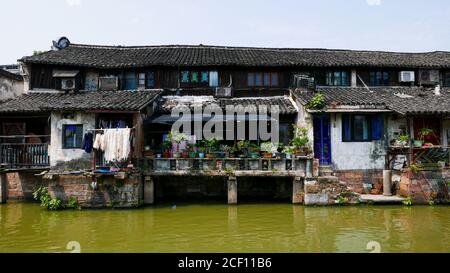 Wasserstadt bei Wuzhen China Stockfoto