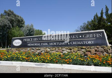 Westlake Village, California, USA 2. September 2020 EINE allgemeine Ansicht der Atmosphäre von Pierce Brothers Valley Oaks Memorial Park am 2. September 2020 in Westlake Village, California, USA. Foto von Barry King/Alamy Stockfoto Stockfoto