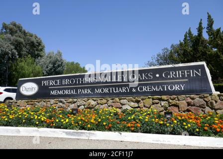 Westlake Village, California, USA 2. September 2020 EINE allgemeine Ansicht der Atmosphäre von Pierce Brothers Valley Oaks Memorial Park am 2. September 2020 in Westlake Village, California, USA. Foto von Barry King/Alamy Stockfoto Stockfoto