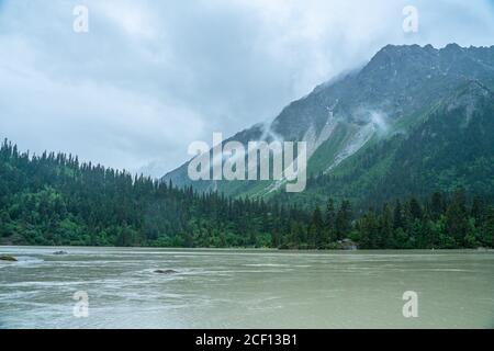 Ranwu See, einer der heiligen See in Tibet, China. Stockfoto