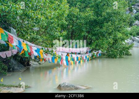 Ranwu See, einer der heiligen See in Tibet, China. Stockfoto