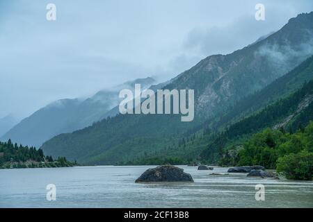 Ranwu See, einer der heiligen See in Tibet, China. Stockfoto