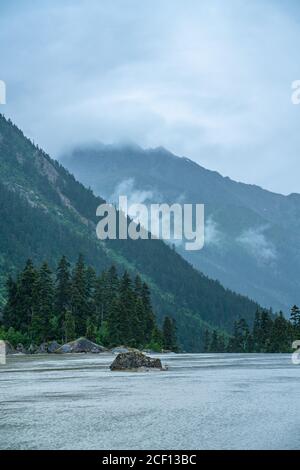 Ranwu See, einer der heiligen See in Tibet, China. Stockfoto