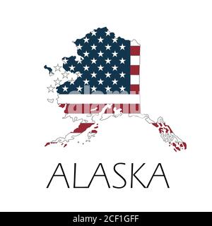 Happy Alaska Day Grafikkarte Stock Vektor