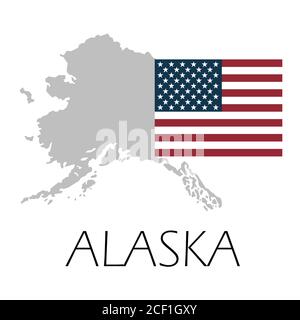 Happy Alaska Day Grafikkarte Stock Vektor