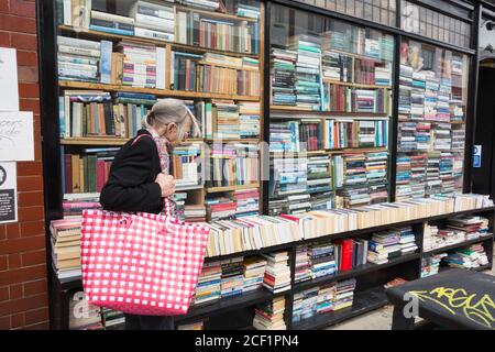 Hurlingham Bookshop, Ranelagh Gardens, Fulham High Street, London, SW6, Großbritannien Stockfoto