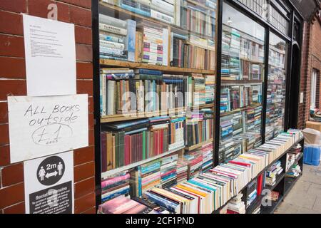 Hurlingham Bookshop, Ranelagh Gardens, Fulham High Street, London, SW6, Großbritannien Stockfoto