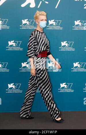 Venedig, Italien. September 2020. Cate Blanchett bei der Jury Fotoausstellung auf der Biennale di Venezia 2020/77. Internationales Filmfestival Venedig im Palazzo del Casino. Venice, 02.09.2020 Quelle: dpa/Alamy Live News Stockfoto