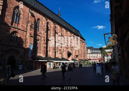 Die Kirche in Heidelberg, Deutschland Stockfoto