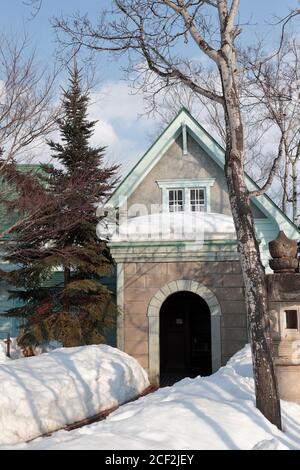 Taketsuru House, Nikka Whisky Yoichi Distillery, in der Nähe von Otaru, Hokkaido, Japan 22 Feb 2019 Stockfoto