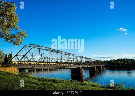 Walnut Street Bridge, Harrisburg, Pennsylvania Stockfoto