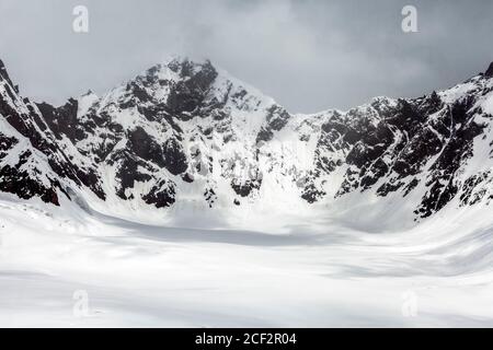 Gletscher in Karakorum Range Pakistan Stockfoto