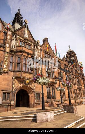 Großbritannien, England, Coventry, Council House, Bürgergebäude im Tudor-Stil Anfang 20 Stockfoto