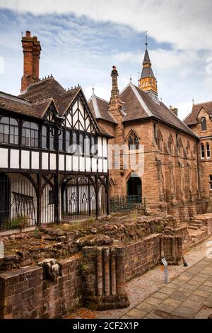 Großbritannien, England, Coventry, Priory Row, Überreste des historischen Priorats und der alten Kathedrale Stockfoto