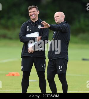 3. September 20 Oram Sports Centre Riccarton, Edinburgh. Schottland UK Hearts Training Session. Kredit: eric mccowat/Alamy Live Nachrichten Stockfoto