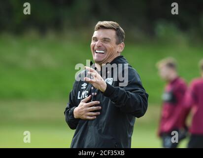 3. September 20 Oram Sports Centre Riccarton, Edinburgh. Schottland UK Hearts Training Session. Kredit: eric mccowat/Alamy Live Nachrichten Stockfoto