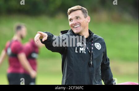 3. September 20 Oram Sports Centre Riccarton, Edinburgh. Schottland UK Hearts Training Session. Kredit: eric mccowat/Alamy Live Nachrichten Stockfoto