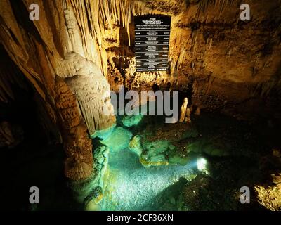 Luray Caverns Wünscht Sich Alles Gute. Stockfoto