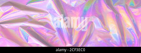 Abstrakt trendy Regenbogen Pastell farbigen holographischen Banner Hintergrund Stockfoto