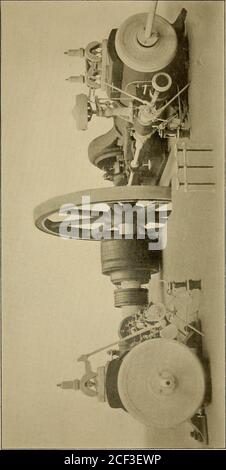 . Cassiers Zeitschrift. DIE MODERNE HORIZONTALE DAMPFMASCHINE 513. 5H CASSIERS MAGAZIN Stockfoto