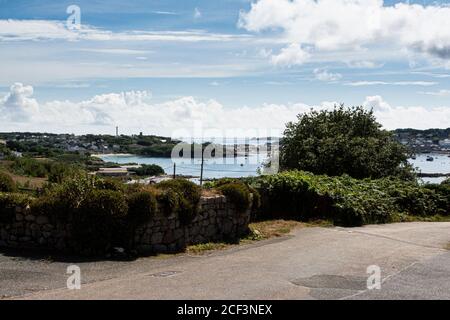 Ein Blick auf Porthmellon, St Mary's, Isles of Scilly Stockfoto