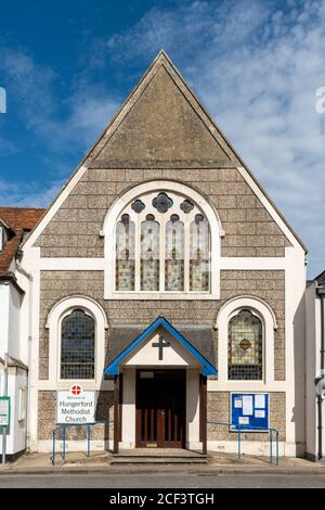 Die Methodist Church auf der Bridge Street in Hungerford, Berkshire, Großbritannien Stockfoto