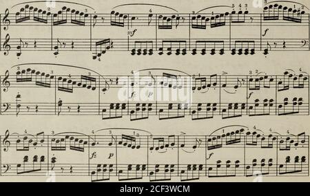 . Praktische Methode für das Klavier : op. 249. / S B H F.W. .S60-63 Kdition Holz. Stockfoto