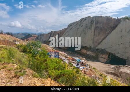 Parque Cretácico in der Nähe von Sucre, Sucre, konstitutionelle Hauptstadt Boliviens, Hauptstadt des Departements Chuquisaca, Bolivien, Lateinamerika Stockfoto