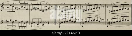 . Praktische Methode für das Klavier : op. 249. I 2 4^ 2 1 ^.» #^L xe ^m 2 1 XE s n Stockfoto