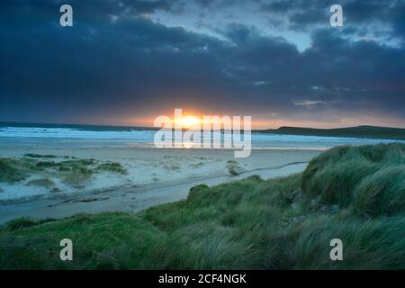 Machirs Bay Islay Schottland Stockfoto