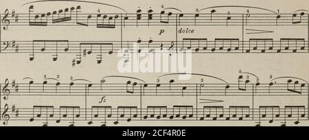 . Praktische Methode für das Klavier : op. 249. B. F. W. 4860-63 Ausgabe Holz.. Stockfoto