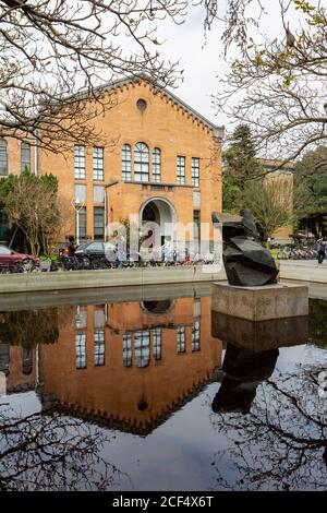 Außenansicht der Galerie der Geschichte der National Taiwan University in Taipei, Taiwan Stockfoto