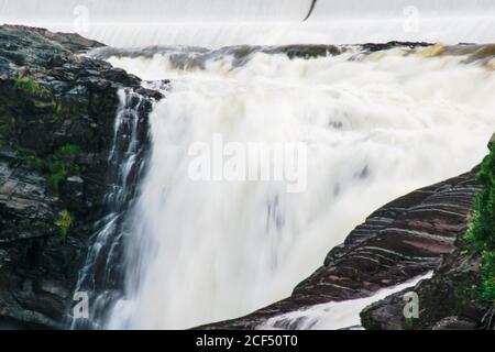 chaudiere Wasserfälle in Levis, Quebec Stockfoto