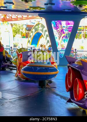 Orlando, FL/USA-11/27/19: Alien Swirls Fahrt im Toy Story Land im Hollywood Studios Park in Walt Disney World in Orlando, FL. Stockfoto