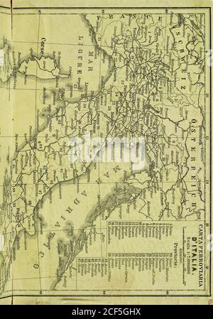 . Italien: Ein Handbuch für Reisende. Erster Teil (Norditalien). Stockfoto