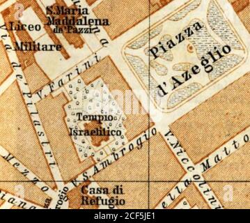 . Italien: Ein Handbuch für Reisende. Erster Teil (Norditalien). yv SLII/iiom1 IP1* Cifoce ^li s.chmeppi ^ • Stockfoto