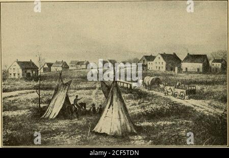 . Eine kurze Geschichte von England und dem Britischen Reich. Die Gebiete von British America. Im äußersten Nordwesten lag avast Wildnis, die zur Hudson Bay der ExpansionCompany gehörte und wurde gedacht, um für seine von Kanada-Pelzen nur wertvoll zu sein. Im Jahr 1869 erwarb Kanada dieses Gebiet, und im folgenden Jahr wurde ein Teil davon in die Dominionas der Provinz Manitoba zugelassen. British Columbia wurde 1871 aufgenommen, und Prince Edward Island, eine alte Kolonie der Kanadier an der Atlantikküste, trat zwei Nordwestjahre später dem Dominion bei. Große Gebiete der Wildnis, die einst gehörten 1 Review sec Stockfoto
