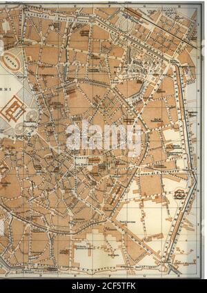 . Italien: Ein Handbuch für Reisende. Erster Teil (Norditalien). . Perrosia ? S .Maria dplle * S.V r S.Habjla. » jf -^»• J- .- n .it. Y.4. T 3 ?«H3 5/ - I«U.UTN 5 € *»r*i*i p^El-s^ v.,» **# *«*   5i /? f Stockfoto