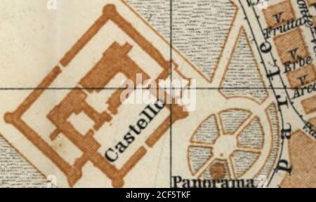 . Italien: Ein Handbuch für Reisende. Erster Teil (Norditalien). Stockfoto