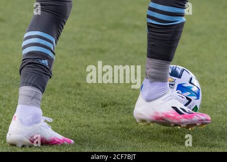 Houston, Texas, USA. September 2020. Ein allgemeines Bild von Stollen im Spiel zwischen dem Houston Dynamo und den Minnesota United im BBVA Stadium in Houston, Texas. Maria Lysaker/CSM/Alamy Live News Stockfoto