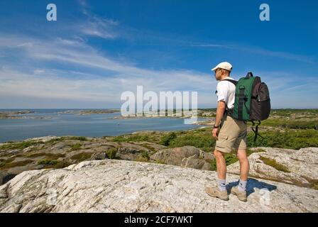 Landschaft in Süd-Koster-Insel, Schweden Stockfoto